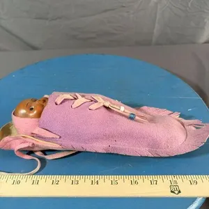 Native American Doll in Felt Papoose