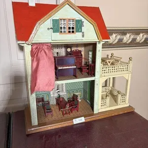 1920 Doll House w/Furniture and Accessories