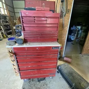 Snap On Rolling 17-Drawer Toolbox - 2 Pc