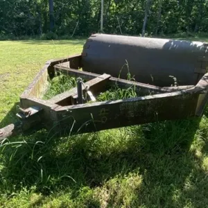 Pull Type Pasture Roller - full of concrete