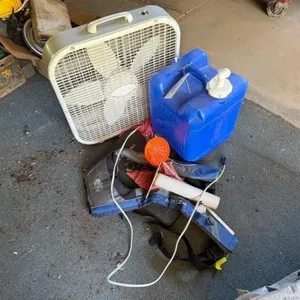 Water jug, Fan etc