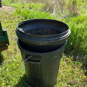 (3) Trash Cans