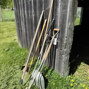 Yard Tools. Post Hole Digger, Shovels etc
