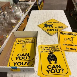 Misc. dog signs