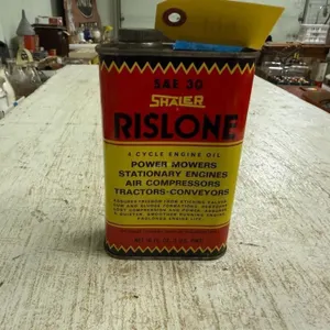 Rislone oil can