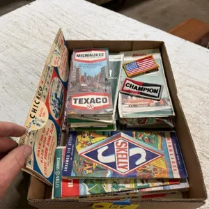 Flat of gas/ oil maps and patches