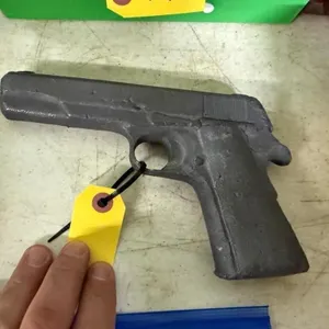 Lead pistol- very heavy