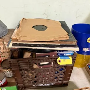Tote of misc. records