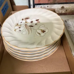 Flat of vintage plates
