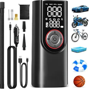 New NEW Portable Air Pump Tire Inflator...