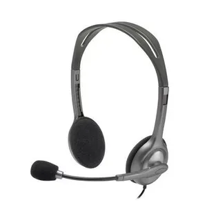 New Logitech Wired Stereo Headset H111 - Gray