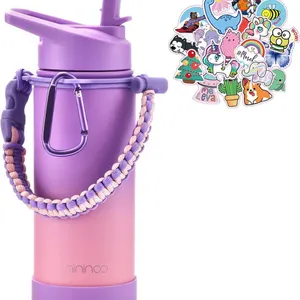 Used Mininoo Kids Water Bottle for School, 16oz...