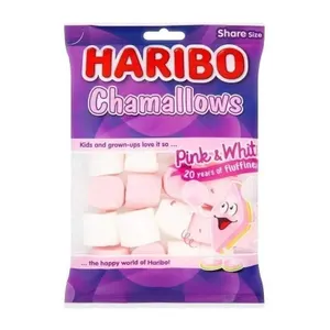 BB08/25 Haribo Pink & White Marshmallows 150g