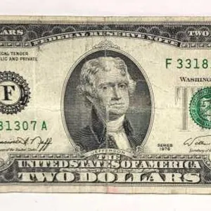 1976 Jefferson $2 Bill
