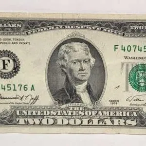 1976 Jefferson $2 Bill