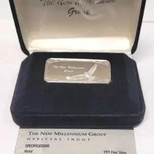The New Millennium Group 1 oz Fine Silver Ingot