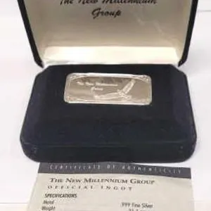 The New Millennium Group 1 oz Fine Silver Ingot