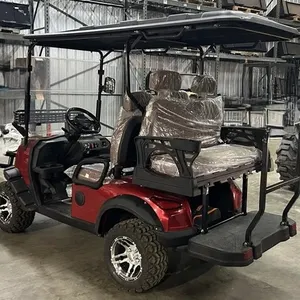 New! 2025 SDLGC80 4 Seats Electric Golf Cart 60V (Color RED)