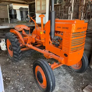 John Deere LI Collector Tractor, Running, Originally Painted Omaha Orange at John Deere Factory, Nebraska Highway Tractor
