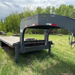 2015 Precision 30’ Tri-Axle Trailer w/ Beaver Tail Ramps, Grey, VIN 2P9FG9343FP078460 (SY)