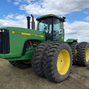 John Deere 9200 4wd Tractor w/ Trimble Auto Steer, 6253hrs, S/N RE9200S010113 *LOTS 1 & 2 LINKED FOR SIMULTANEOUS BID CLOSING