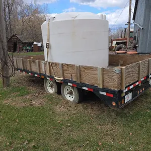 2008 PJ Car Hauler Trailer w/ Cargo Sides & Hidden Ramps, VIN 4P5F8162781122724 * Tank & Pump NOT Included