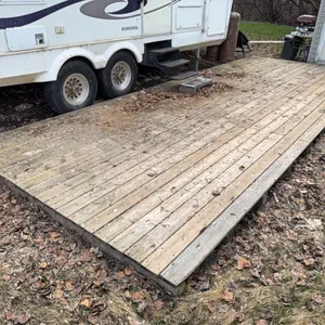 9’ x 24’ Moveable Treated Wood Deck