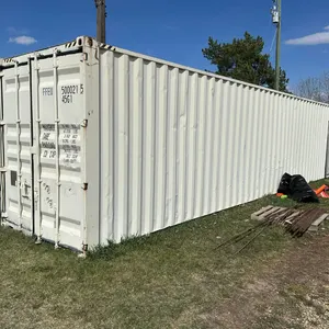 2007  HI-CUBE 40FT SEA-CONTAINER S/N FFEU5000215 W/ 14FT X 8FT ROOM AND MANDOOR *CONTENTS NOT INCLUDED*