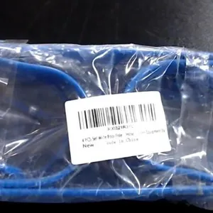 New 4 Pool Pole Holder Hooks Set, Blue Plastic, Wall Mount, Fits Nets & Hoses, New, Serial X00321R3VL