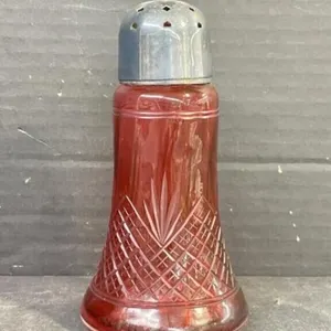 Cranberry Glass Shaker
