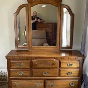 8 Drawer 5' Lowboy Dresser