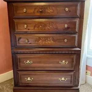 5 Drawer Highboy Dresser