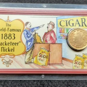 1883 Gold Layered V Nickel In Display