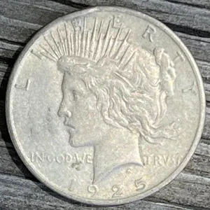 1925 Peace Silver Dollar