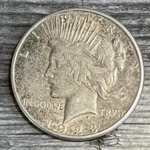 1923 Peace Silver Dollar