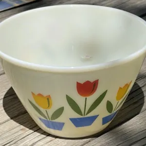 Fire King 9 1/2" Tulip Bowl