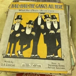 Lot of Vintage Sheet Music