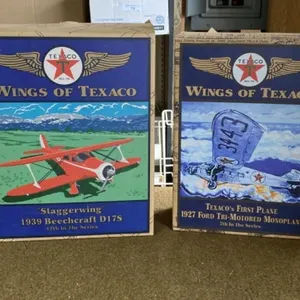 2 Wings of Texaco Diecast Planes