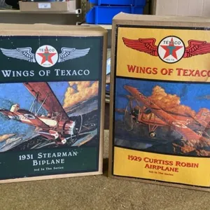 2 Wings of Texaco Diecast Planes