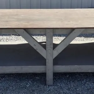 4' x 8' Wood Work Table