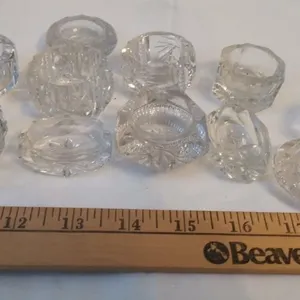 Lot of Crystal Salters