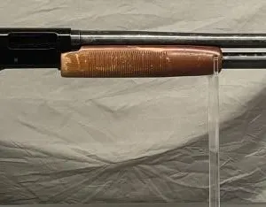 Vintage Lakefield Mossberg 12 ga. pump shotgun.