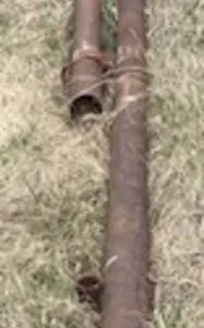 Grain auger with steel pipe tube &