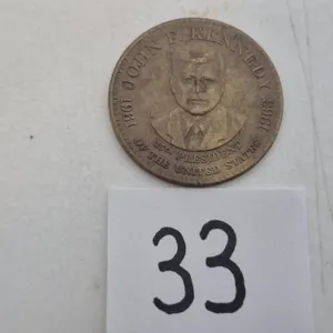 Shell Oil Token John F Kennedy
