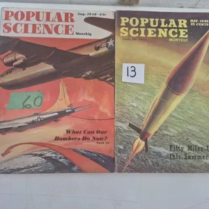 1946 & 48 Popular Science Magazines