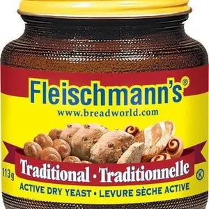 New Fleischmann's Traditional Yeast Jar 113 G