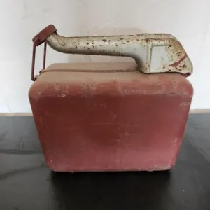 Vintage Eversure Fillacan Red Metal Petrol Can