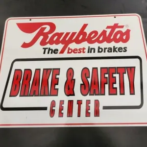 Dbl. Sided Raybestos Brake & Safety Center Sign