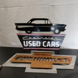 Chevy Used Cars Sign & Chevrolet Sign