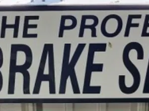 Ammco Brake Service Metal Sign, 34"W x 7.6"T